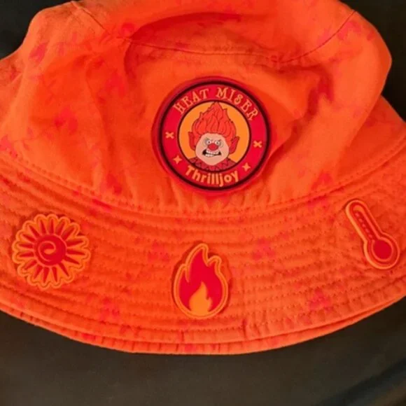 Collectible Bucket Hat Heat Miser with Patches Unisex - Picture 4 of 9